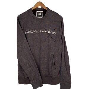 MASS EXODUS Sweater Men's Medium Grey New NWOT